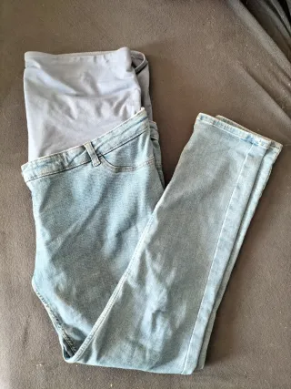 Pantalón vaquero premamá pitillo