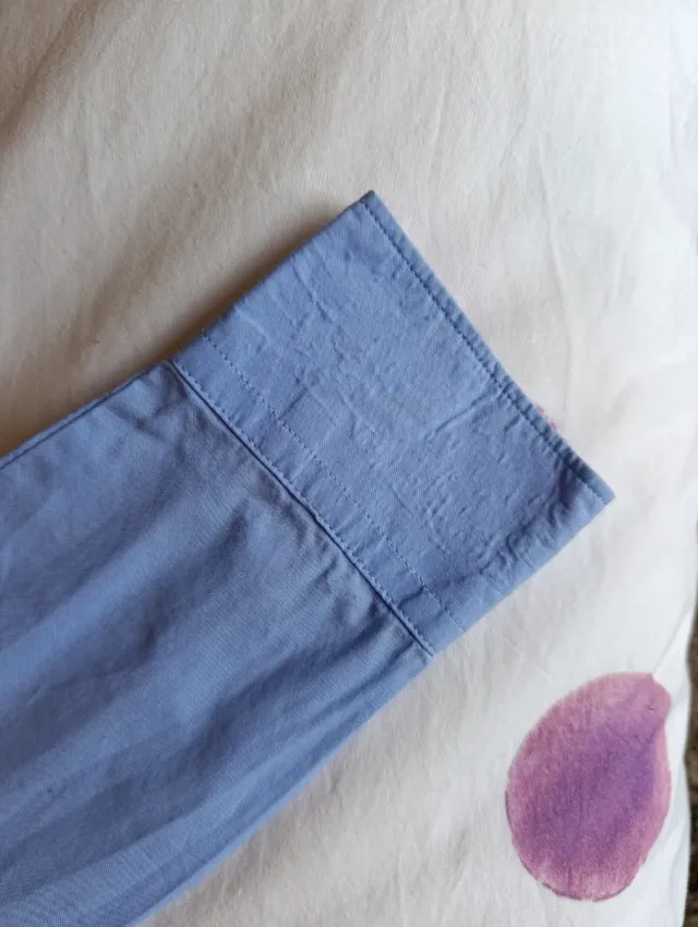 Camisa Valecuatro azul y rosa