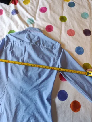 Camisa Valecuatro azul y rosa