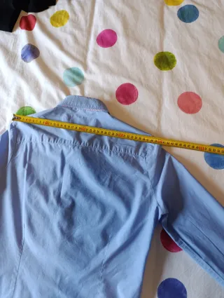 Camisa Valecuatro azul y rosa