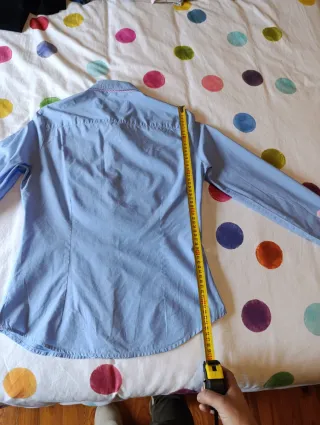 Camisa Valecuatro azul y rosa