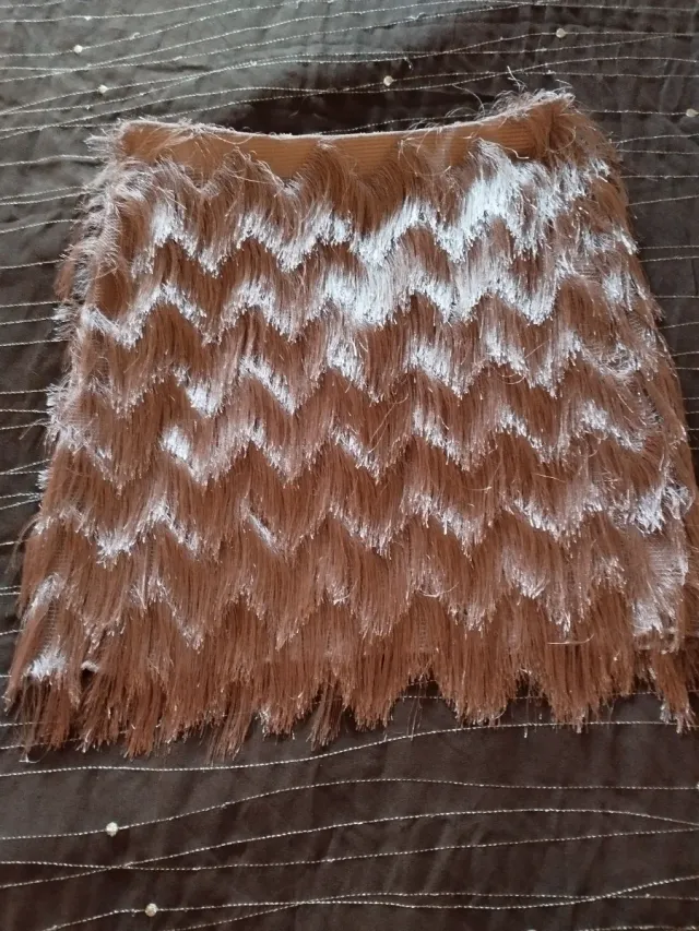 Falda fiesta Stradivarius nude Talla M