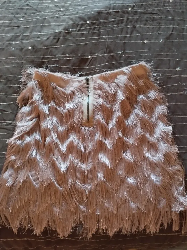 Falda fiesta Stradivarius nude Talla M