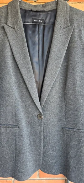 Chaqueta Massimo Dutti Gris T.40