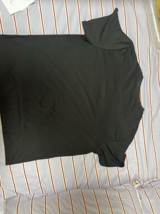 Camiseta básica negra XXL
