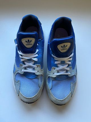 Zapatillas Adidas Falcon Azul y Gris