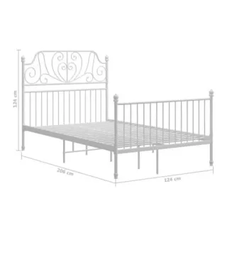 Cama de forja blanca Ikea