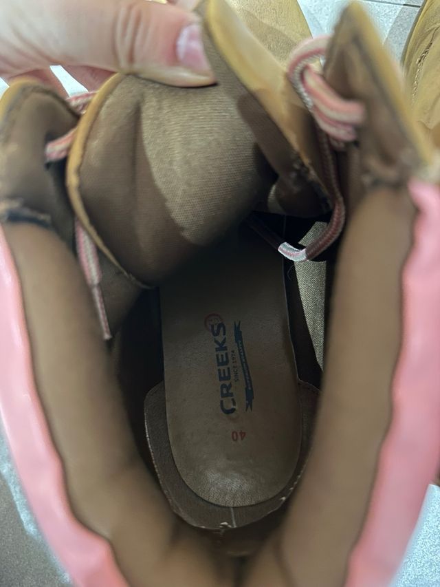 Botas Timberland Marrones y Rosas