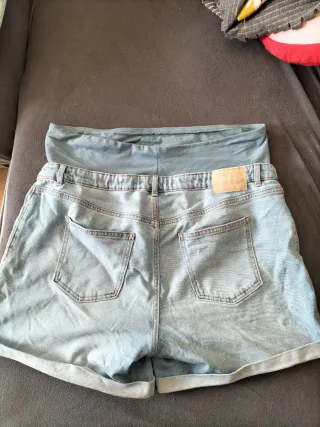 Pantalón corto premamá vaquero