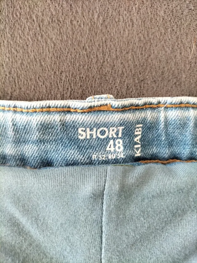 Pantalón corto premamá vaquero