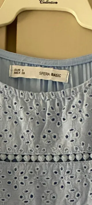 Blusa/Camisa Sfera Azul Talla S/36/8