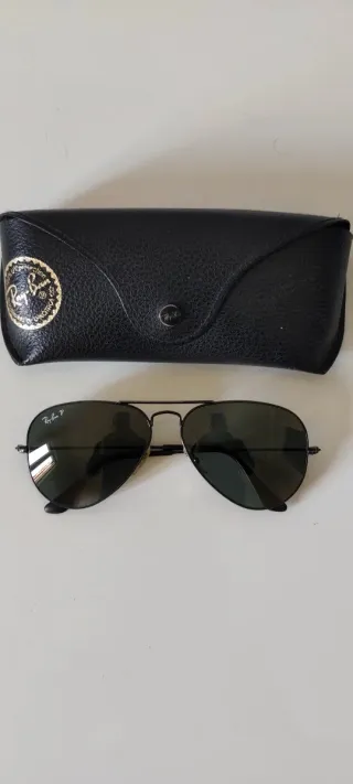 Gafas de sol Ray-Ban Aviator negras Polarizadas