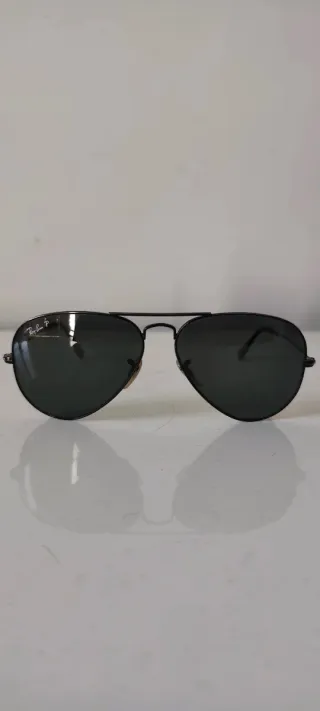 Gafas de sol Ray-Ban Aviator negras Polarizadas