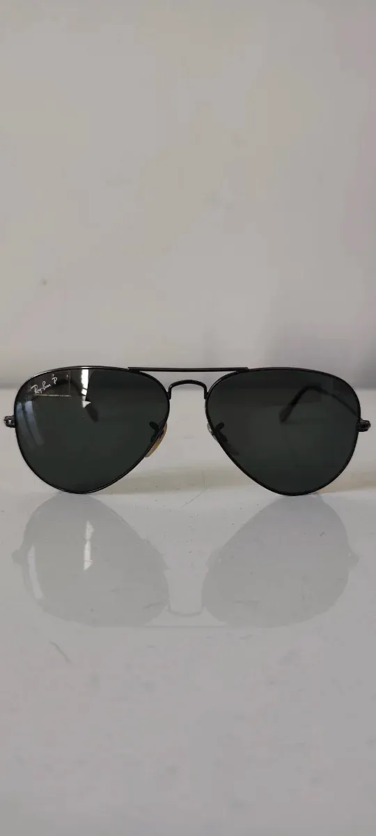 Gafas de sol Ray-Ban Aviator negras Polarizadas
