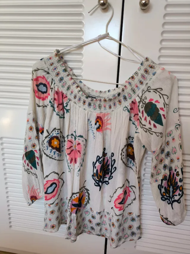 Camisa Desigual manga 3/4 estampada