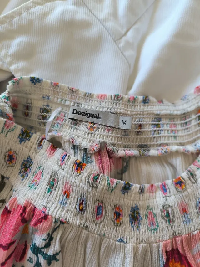 Camisa Desigual manga 3/4 estampada