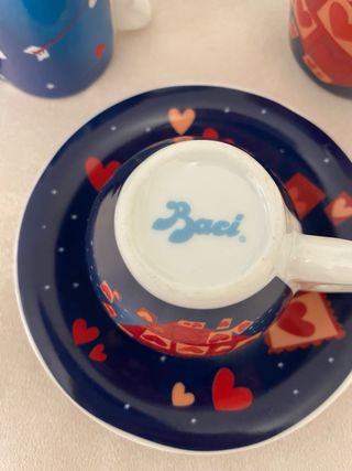 Set 4 Tazze Baci Perugina nuove