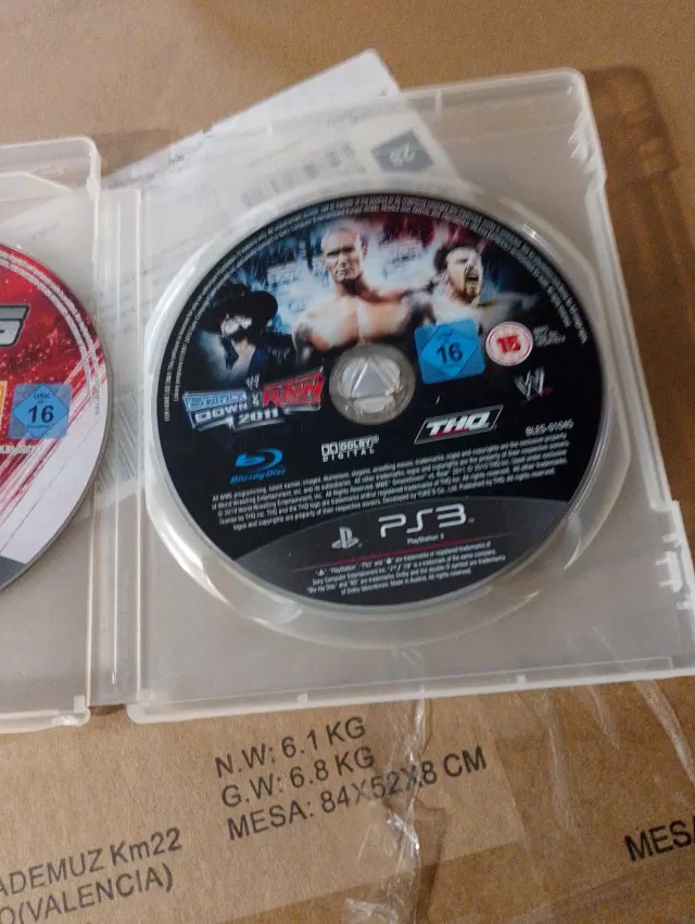 WWE Smackdown vs Raw 2011 y W2K15 PS3