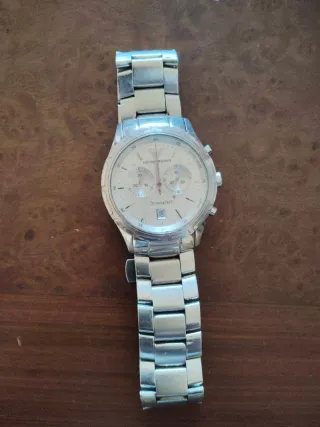 Reloj Emporio Armani Cronógrafo Plata