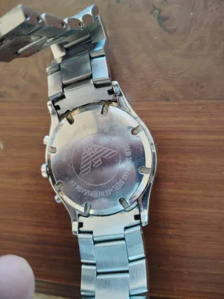 Reloj Emporio Armani Cronógrafo Plata