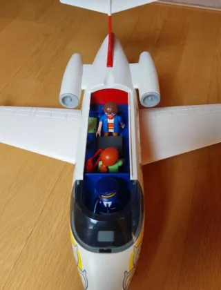 Playmobil avion Jet Privado-.Viajeros incluidos
