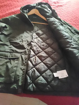 Anorak hombre verde