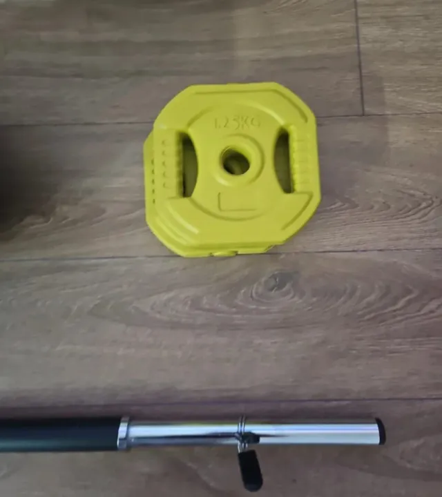 Kit Pesas 32kg + Barra 140cm