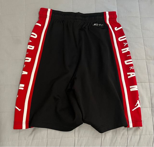 Pantalones Jordan Negro/Rojo Talla XS