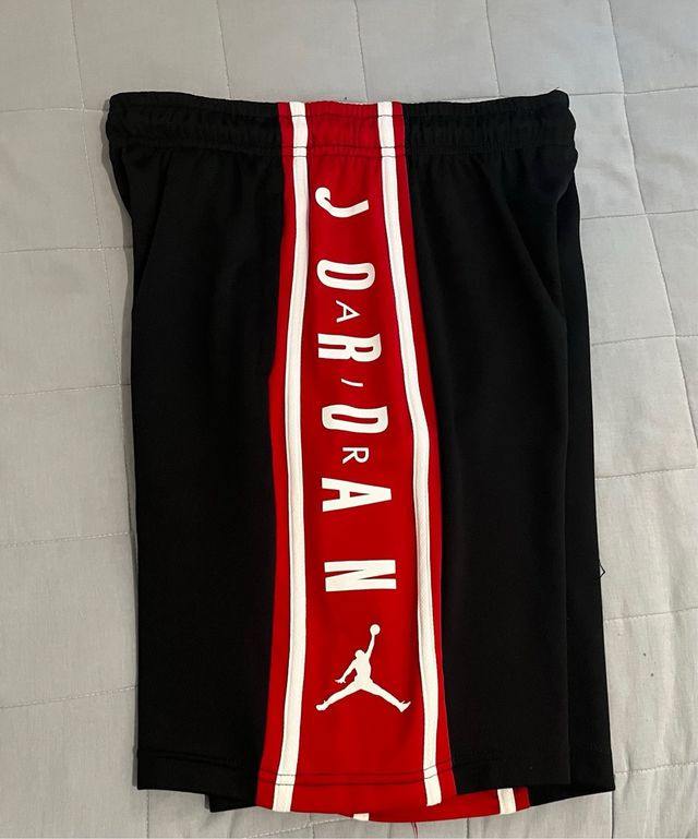 Pantalones Jordan Negro/Rojo Talla XS