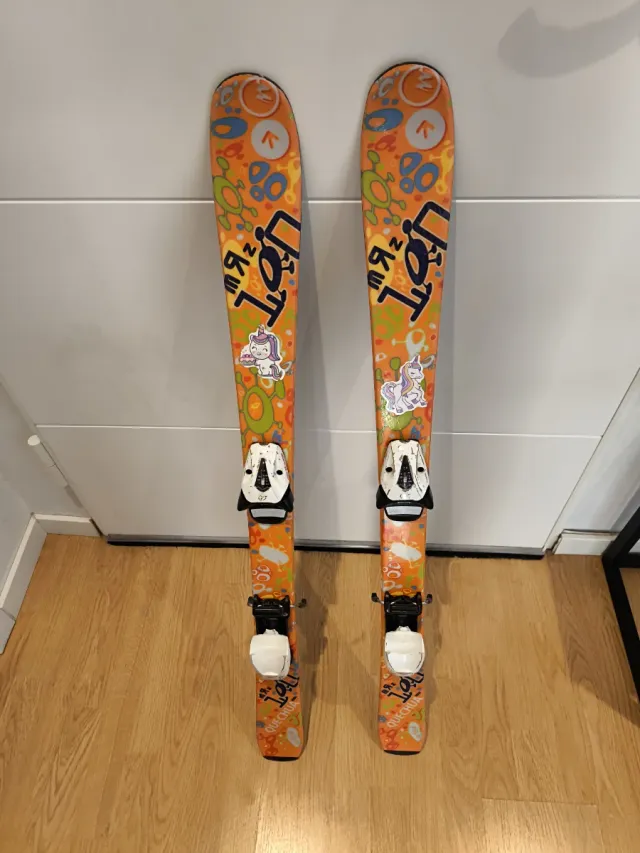 Esquís infantis 108cm para meninos e meninas