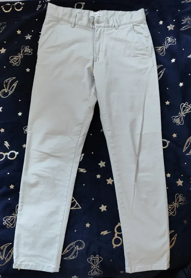 Pantalón chino beige Mango Teen
