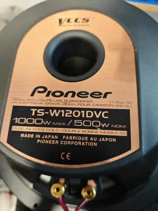 Subwoofer y Etapa Pioneer