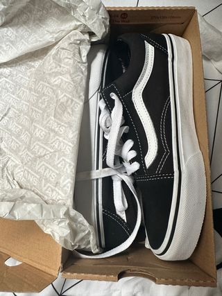 Vans Old Skool Negras Talla 36 Nuevas