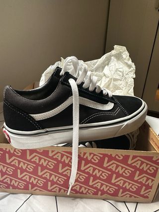 Vans Old Skool Negras Talla 36 Nuevas