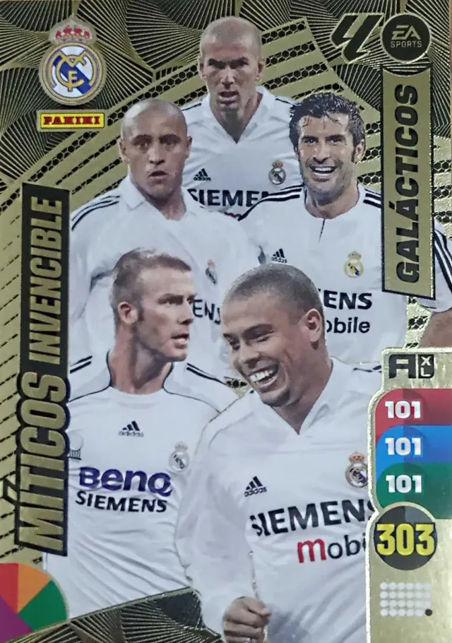 Carta Adrenalyn XXL Galácticos Real Madrid