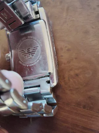 Reloj Emporio Armani Plata y Blanco