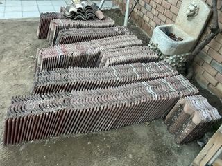 Tejas antiguas de barro