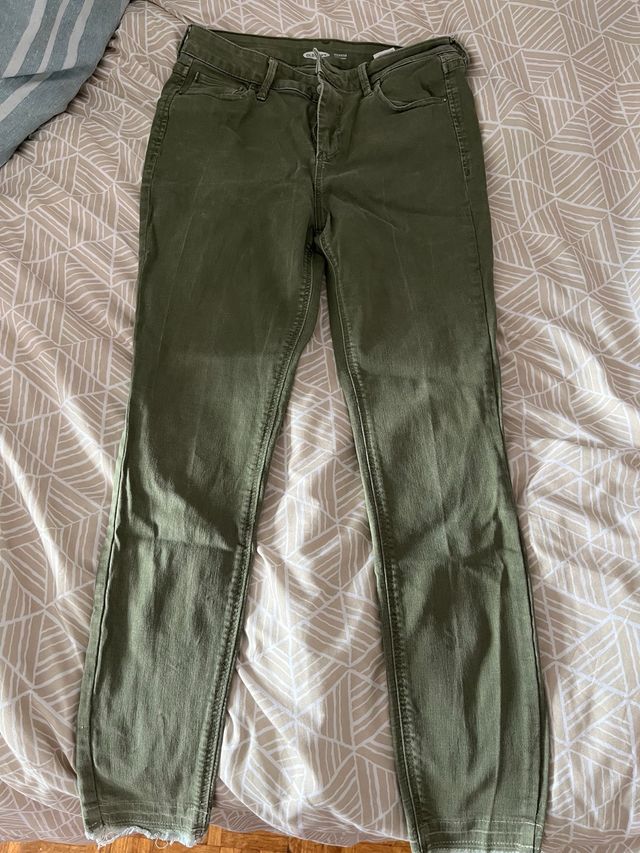 Pantalón vaquero verde Old Navy