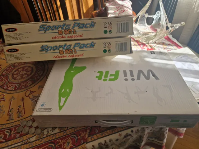 Nintendo Wii con Wii Fit y Wii Play