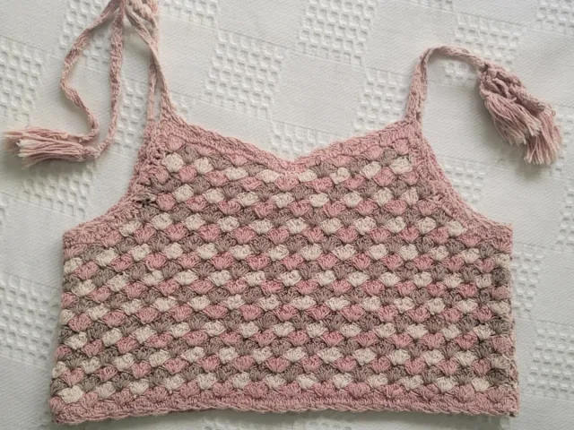 Top Crochet Green Coast Talla M