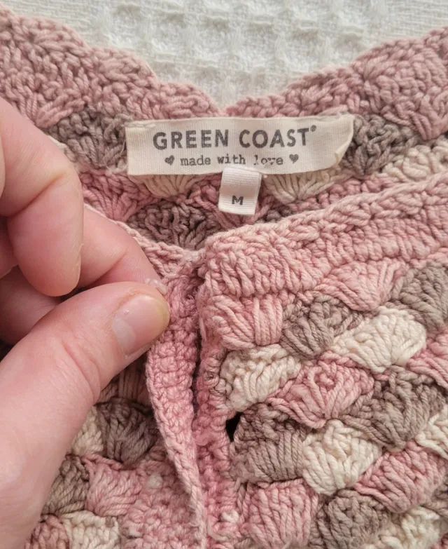 Top Crochet Green Coast Talla M