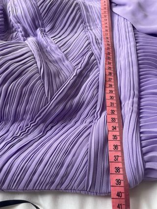 Vestido Matilde Cano Morado Talla 40 Nuevo