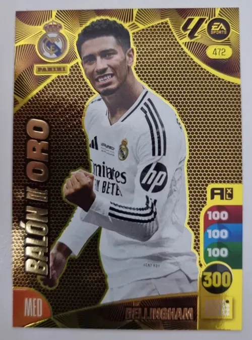 Carta Bellingham Balón de Oro Adrenalyn 2025