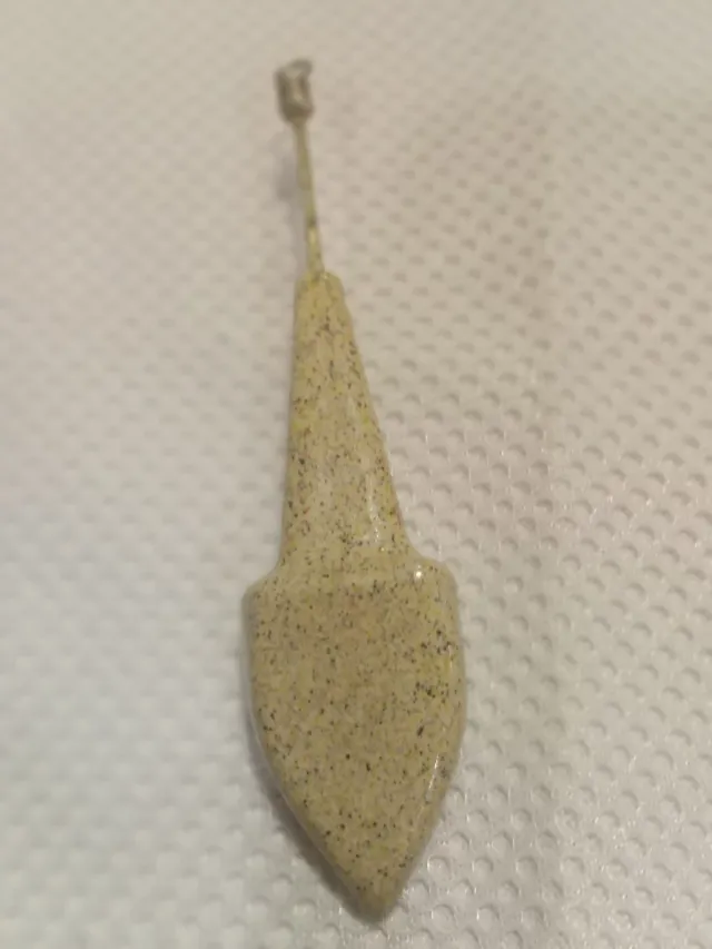 10 Plomos de pesca termoretráctil color arena