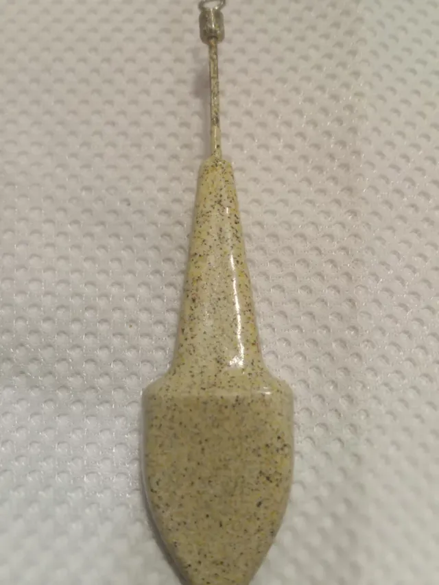 10 Plomos de pesca termoretráctil color arena