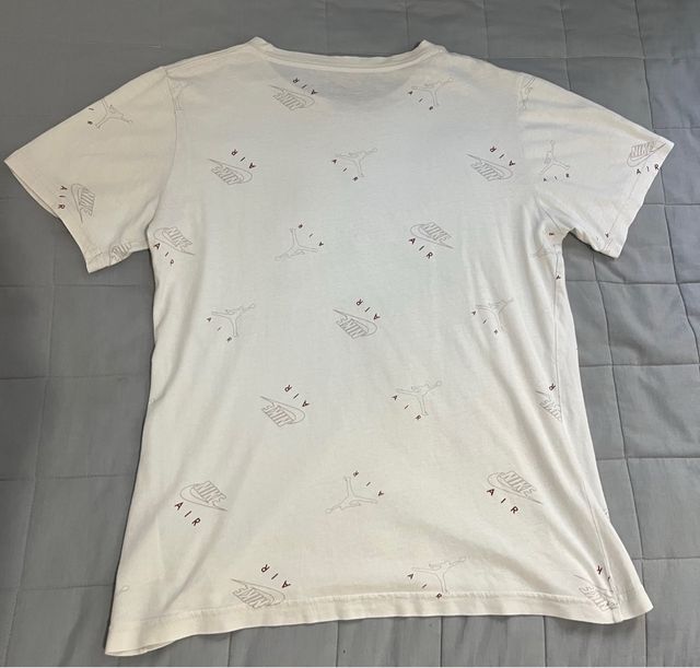 Camiseta Jordan Air Blanca y Roja