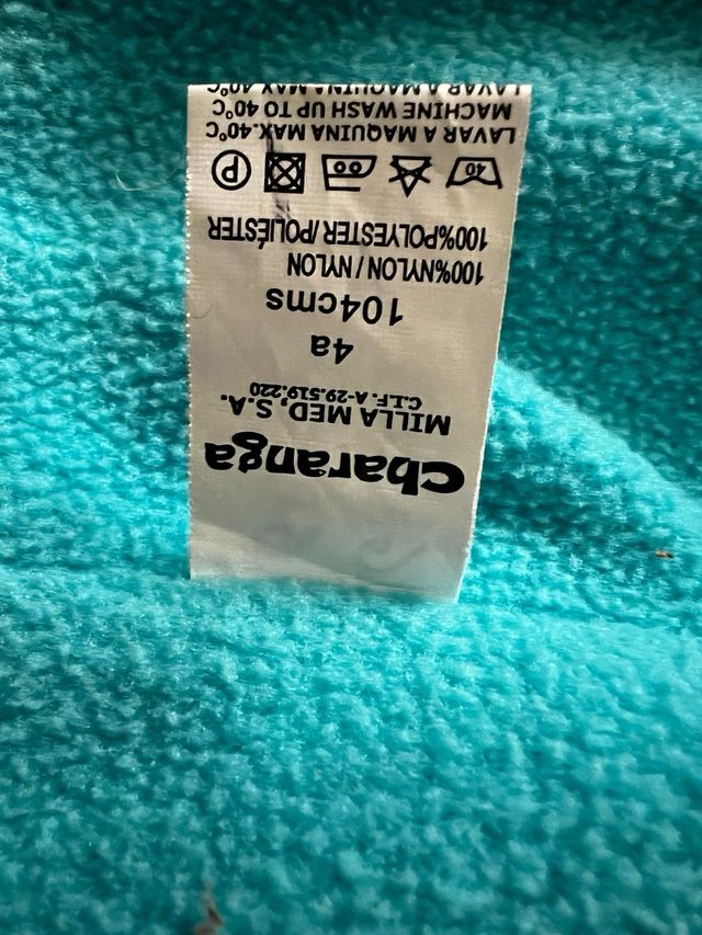 Chaleco acolchado infantil