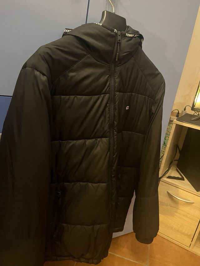 giubotto nero tommy hilfiger