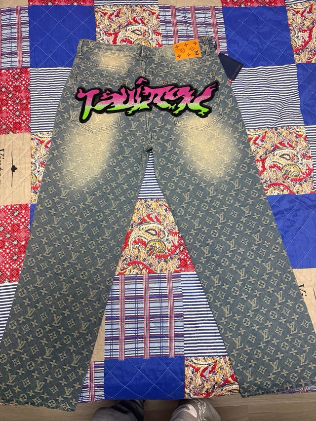 Pantalones Vaqueros LV Monogram
