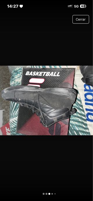 Zapatillas Baloncesto Fila Negras Talla 42